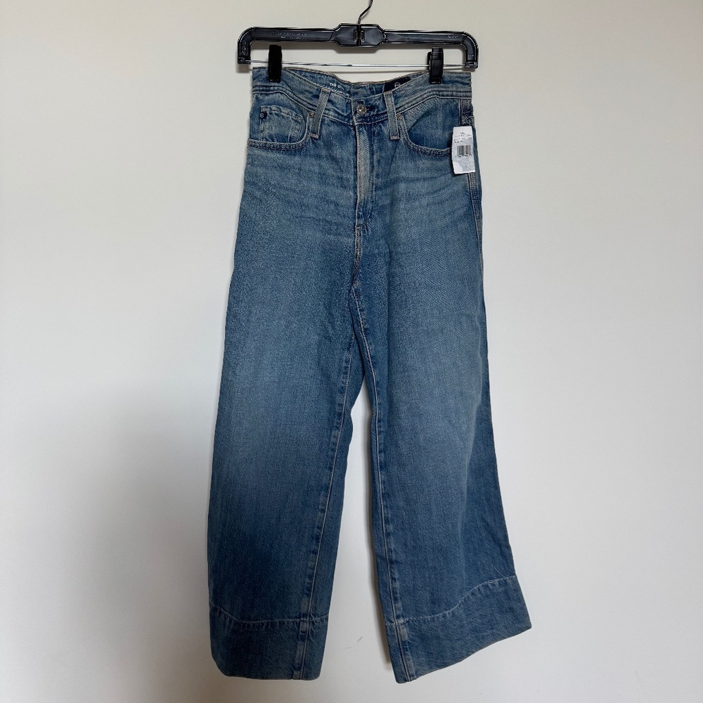 AG High-Waisted Etta Wide-Leg Crop Jean - Size 26 - NWT
